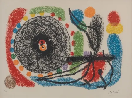 リトグラフ Miró - Le Lezard aux plumes d'or