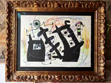 技術的なありません Miró - Le lezard aux plumes d´or