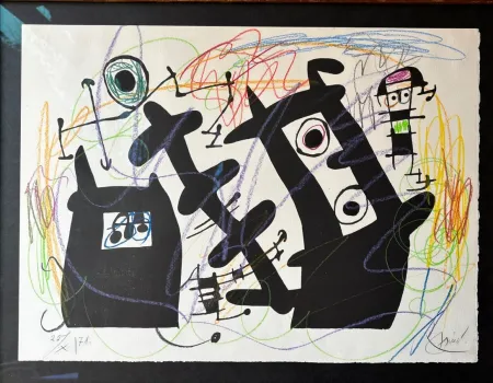 技術的なありません Miró - Le lezard aux plumes d´or