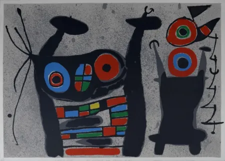 リトグラフ Miró - Le Lézard aux plumes d'or #2, 1971