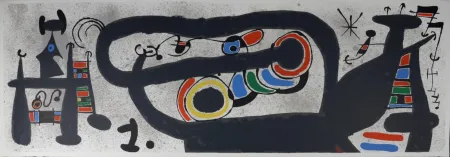 リトグラフ Miró - Le Lézard aux plumes d'or #5, 1971