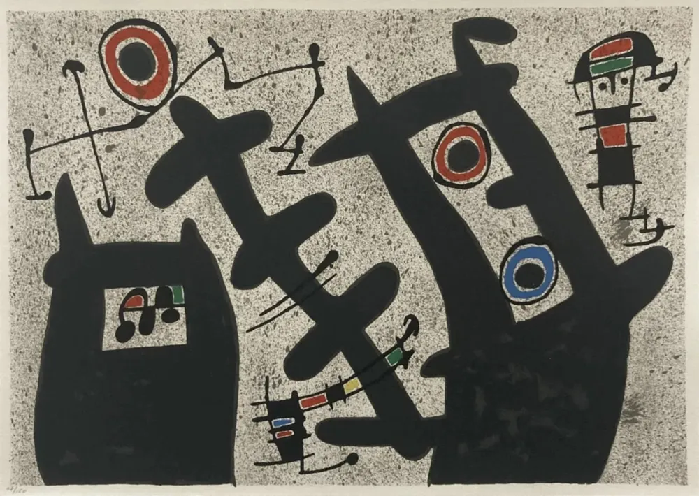 リトグラフ Miró - Le Lezard aux Plumes d'Ord 3