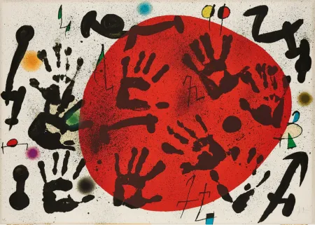 リトグラフ Miró - Les Agulles del Pastor.