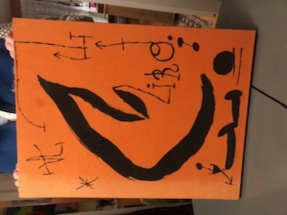 リトグラフ Miró - Les essencies de la terra