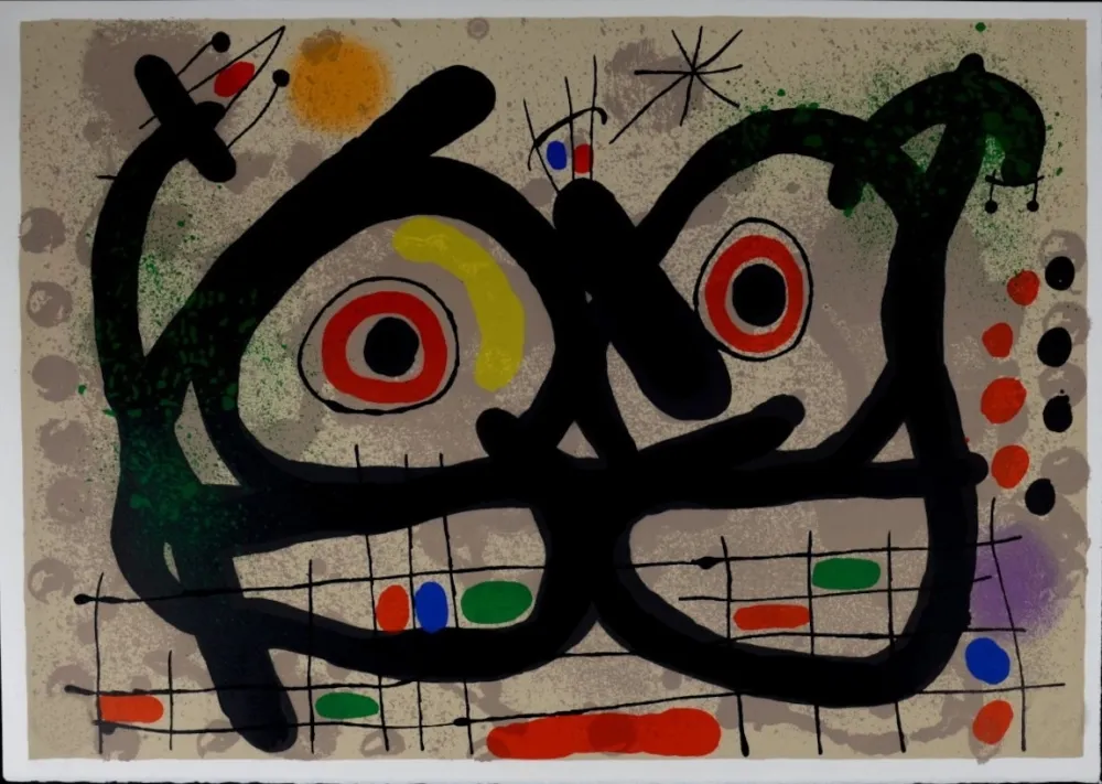 リトグラフ Miró - Lézard aux plumes d’or, 1971