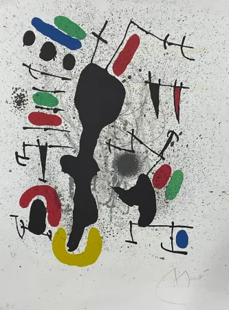 リトグラフ Miró - Liberté des libertés 4