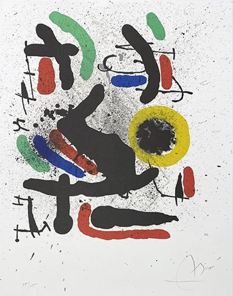 リトグラフ Miró - Liberté des libertés