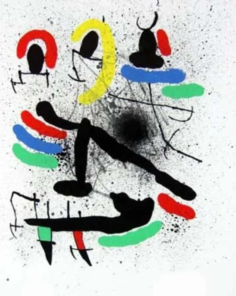 リトグラフ Miró - Liberté des libertés I