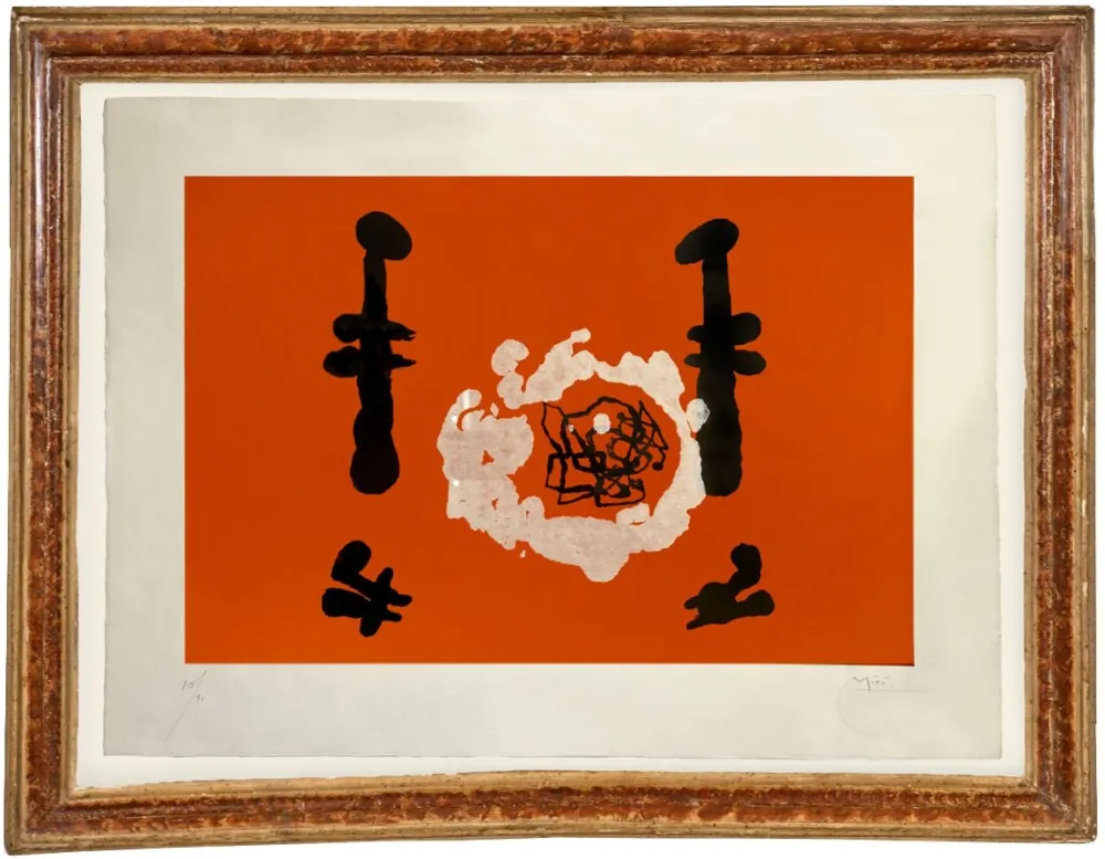 カーボランダム Miró -  'L'Invention du feu'