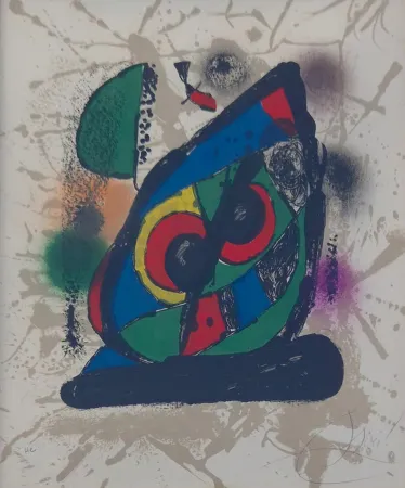 リトグラフ Miró - Lithographs IV: one plate