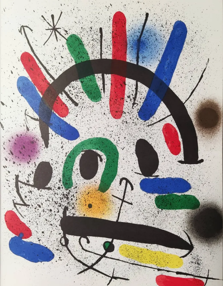 リトグラフ Miró - Litografía original II