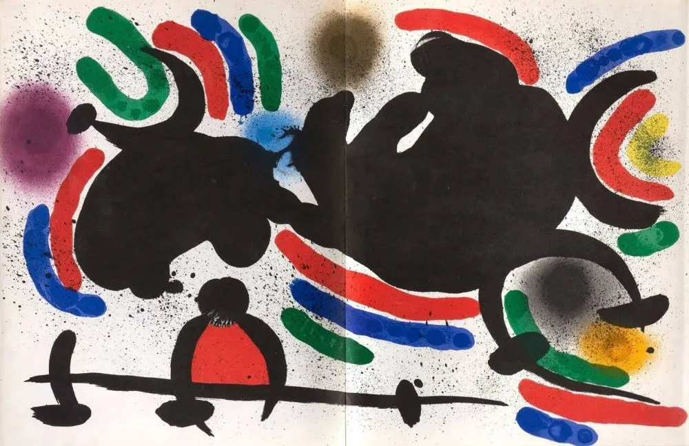 リトグラフ Miró - Litografía original IV