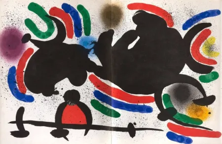 リトグラフ Miró - Litografía original IV