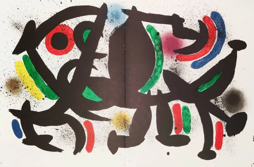 リトグラフ Miró - Litografía original IV