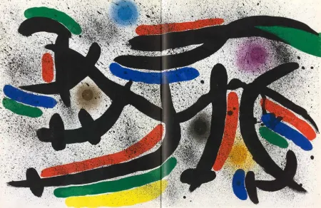 リトグラフ Miró - Litografía original IX