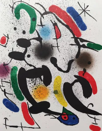 リトグラフ Miró - Litografía original VI