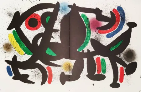 リトグラフ Miró - Litografía original VIII