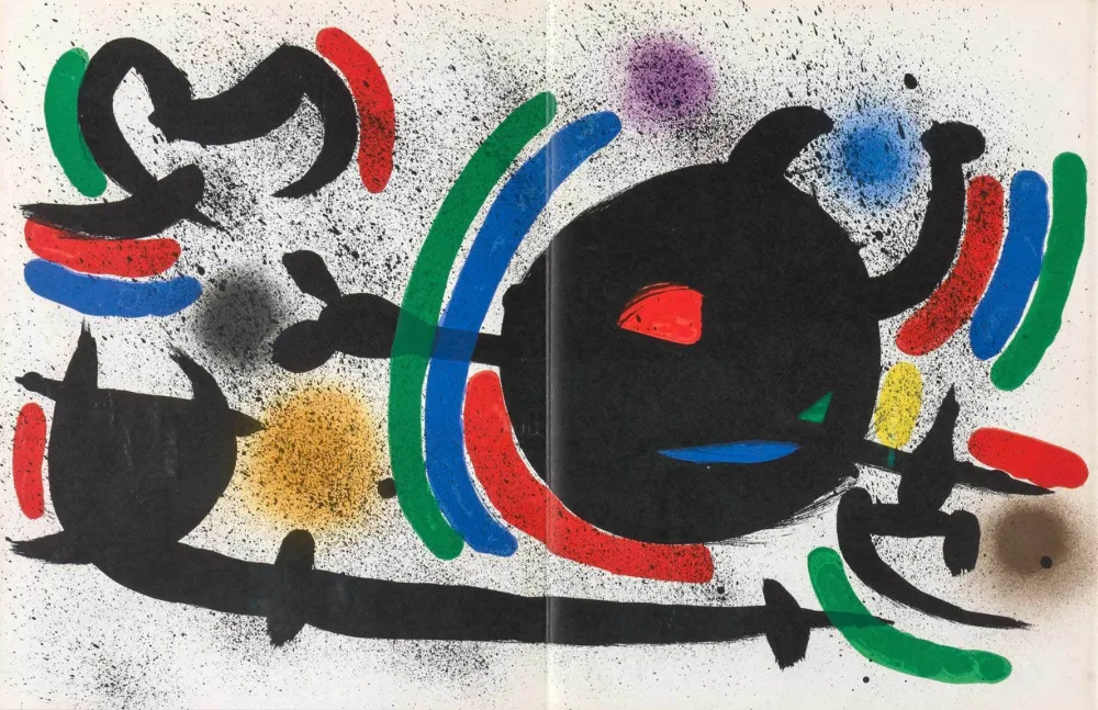 リトグラフ Miró - Litografía original X