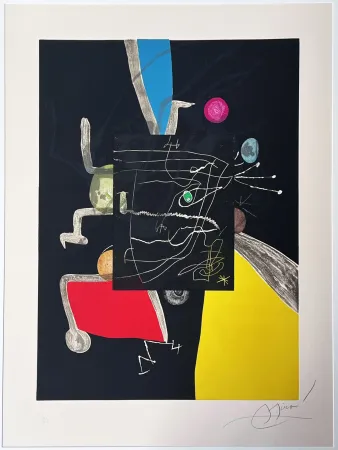 エッチングと　アクチアント Miró - Llibre dels sis sentits (Books of th six senses) 