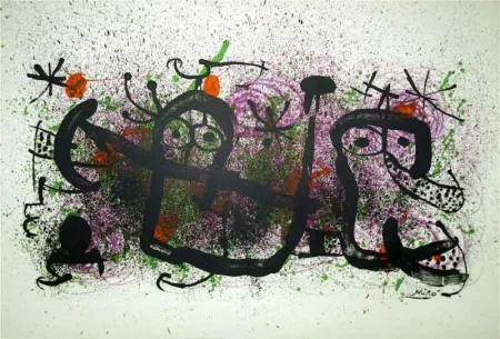 リトグラフ Miró - MA DE PROVERBIS