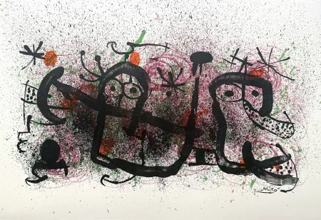 リトグラフ Miró - Ma de Proverbis