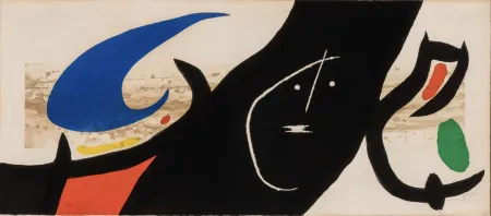 エッチングと　アクチアント Miró - Maja negra