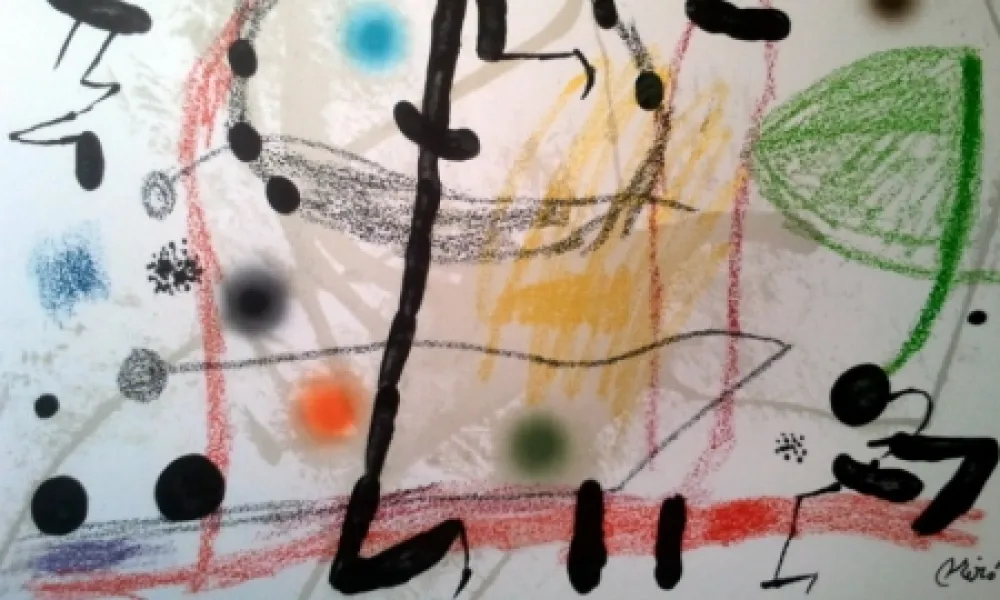 リトグラフ Miró - MARAVILLAS CON VARIACIONES ACROSTICAS