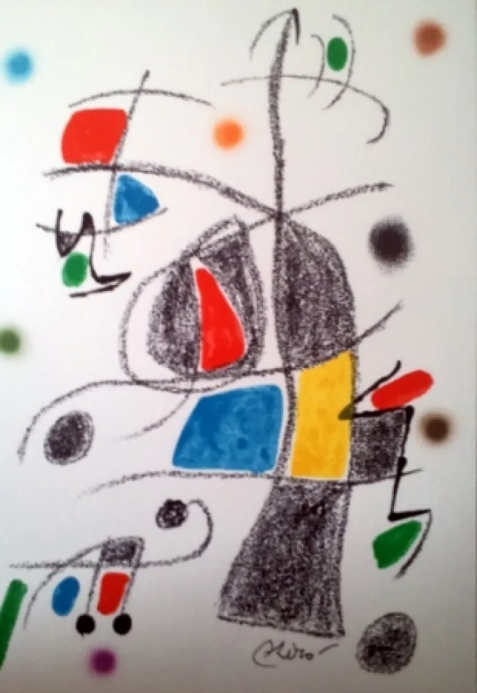 リトグラフ Miró - MARAVILLAS CON VARIACIONES ACROSTICAS