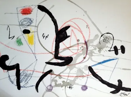 リトグラフ Miró - MARAVILLAS CON VARIACIONES ACROSTICAS