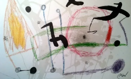 リトグラフ Miró - MARAVILLAS CON VARIACIONES ACROSTICAS