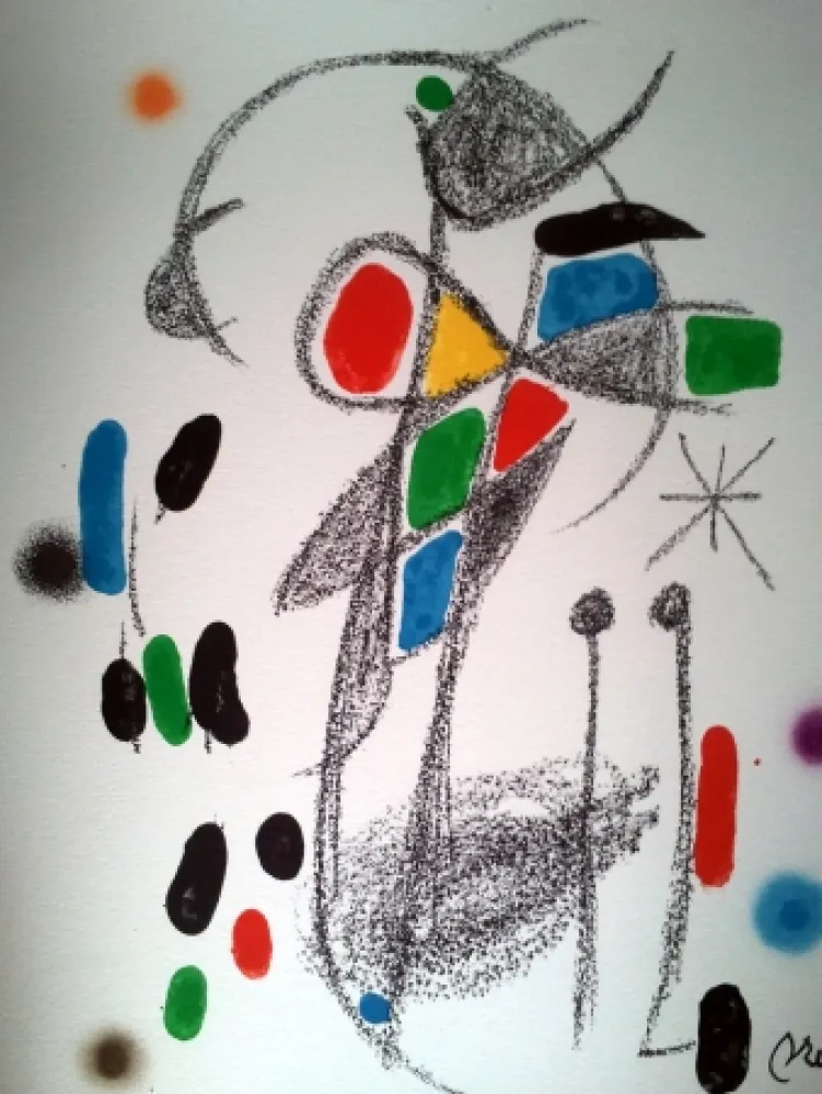 リトグラフ Miró - MARAVILLAS CON VARIACIONES ACROSTICAS