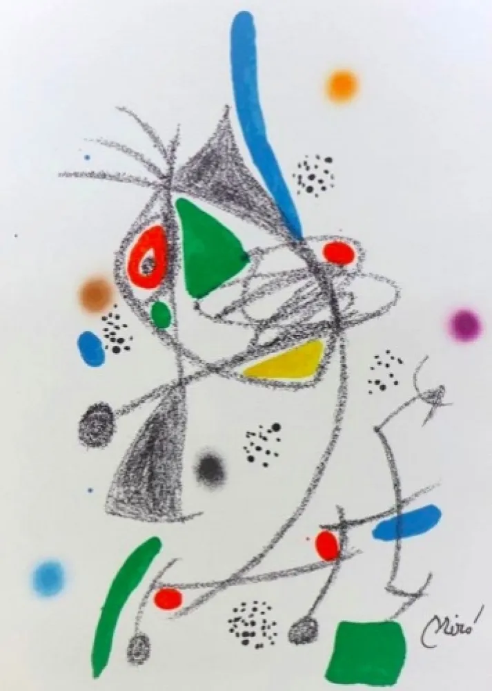 リトグラフ Miró - Maravillas con variaciones acrosticas 4