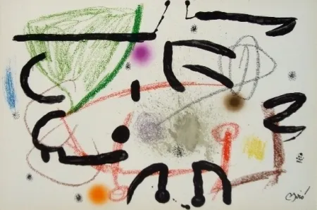 リトグラフ Miró - Maravillas Con Variaciones Acrósticas En El Jardín De Miró