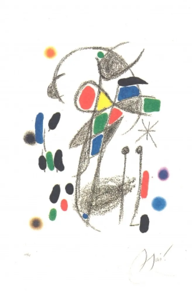 リトグラフ Miró - Maravillas Con Variaciones Acrósticas En El Jardín De Miró