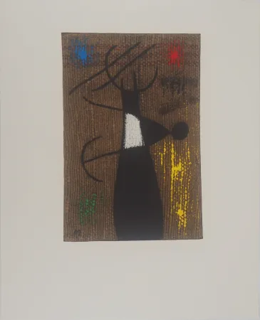 リトグラフ Miró - Maternité, Femme et enfant
