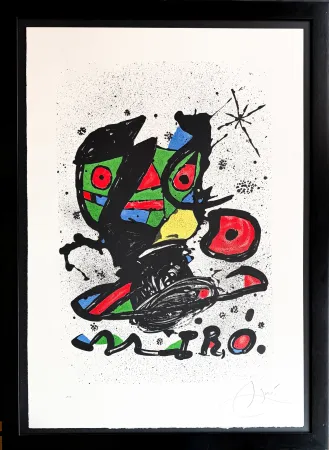 リトグラフ Miró - ‘Mirò’ exhibition at the Galeria Maeght, Barcelona