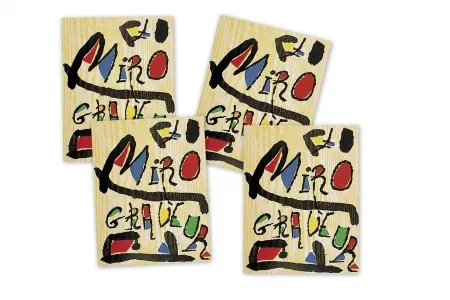 挿絵入り本 Miró - MIRÓ GRABADOR - 4 VOL. (1928 - 1983) Catalogue raisonné engravings of Joan Miró