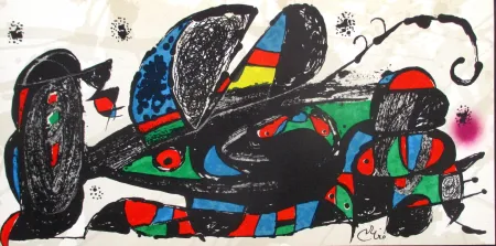 リトグラフ Miró - Miro Sculpteur Persan