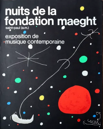 オフセット Miró - Nuits de la Fondation Maeght