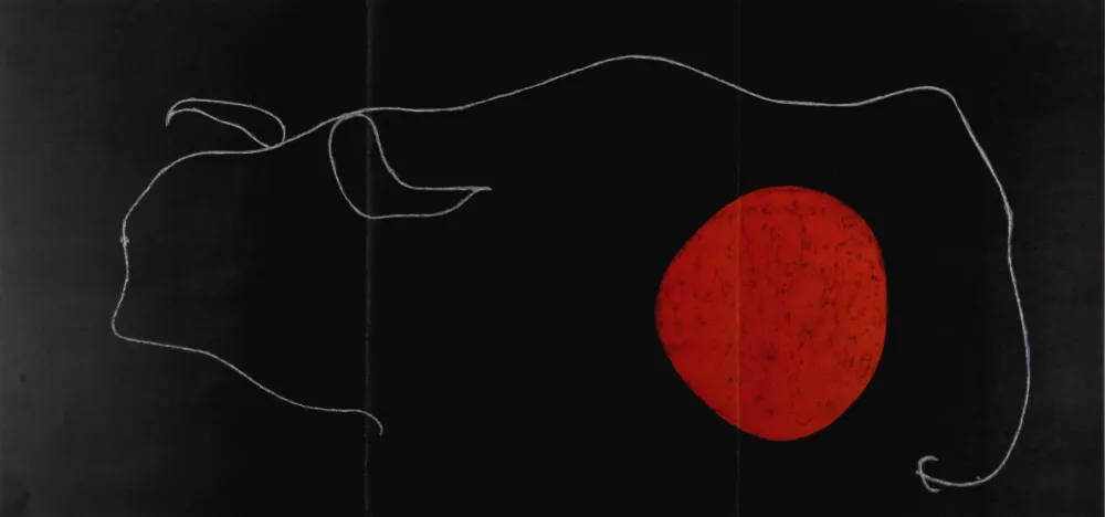 リトグラフ Miró - Oiseau devant le Soleil, 1961