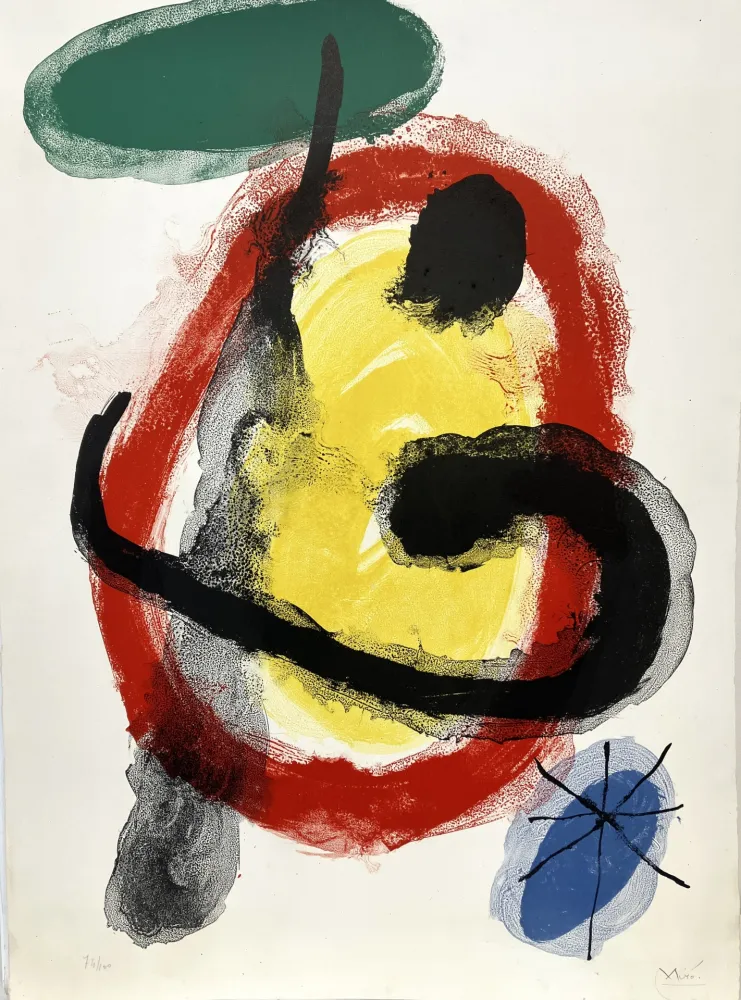 リトグラフ Miró - Peintures Murales, 1961
