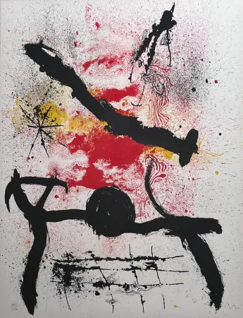 リトグラフ Miró - Sans titre