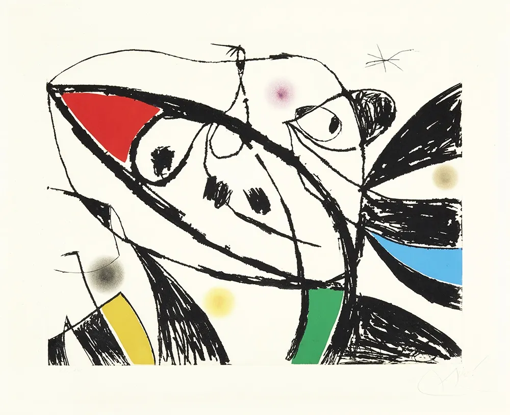 エッチング Miró - Serie Mallorca III