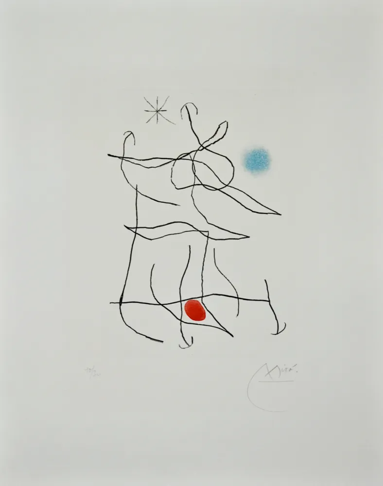 エッチングと　アクチアント Miró - Sonatine I
