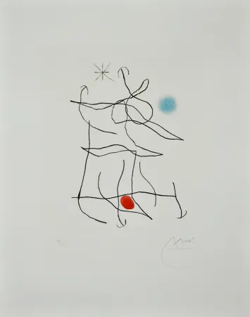 エッチングと　アクチアント Miró - Sonatine I