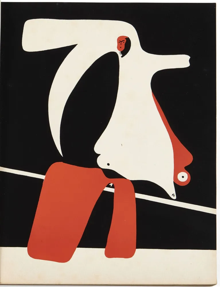 ステンシル Miró - Stencil for Cahiers d’art. 1-4. 9e année 1934. 