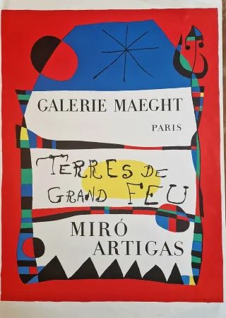 掲示 Miró - Terres de grand feu