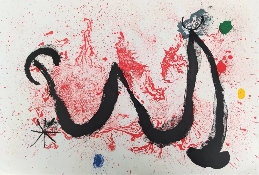 リトグラフ Miró - The Fire Dance