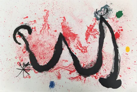 リトグラフ Miró - The Fire Dance