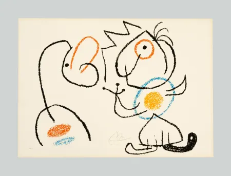 リトグラフ Miró - Ubu aux Baleares